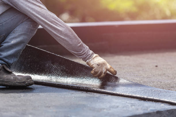 Professional Crawl Space Encapsulation technician working in Roslyn, NY